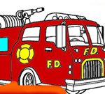 Fire Trucks Coloring Pages